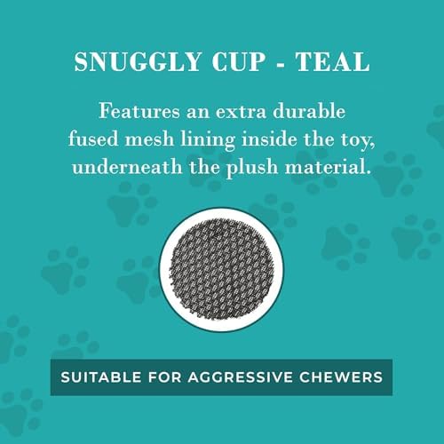 Haute Diggity Dog Snuggly Cup Plush Dog Toy Tumbler Parody Stuffed Chew Toy