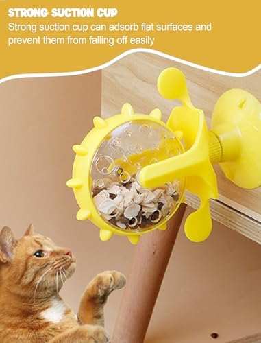 GLOGLOW Cat Puzzle Feeder, Windmill Toy