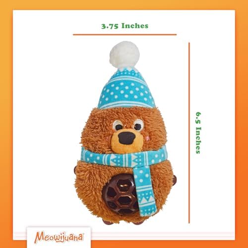 Meowijuana Knock 'n' Nibble Toy & Treat Bundle | Winter Buddy & Seafood