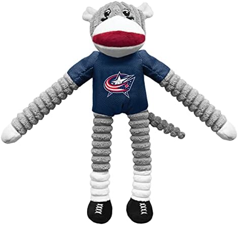 Littlearth NHL Team Sock Monkey Pet Toy - Officially Licensed Teams