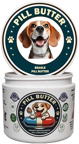 Peanut Butter Dog Pill Wrap - Beagle Label