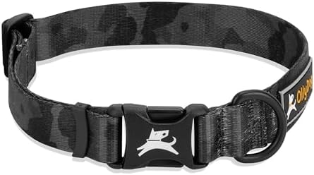 OllyDog Flagstaff Collar, Adjustable Soft Puppy Collars with Quick Release Buckle, Ideal Dog Collar for Everyday Use and Adventures (Medium, Dream Camo)