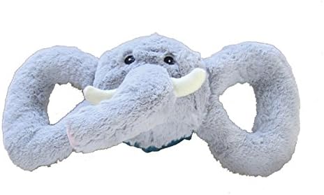 Jolly Pets Tug-A-Mal Monkey Squeaky Tug Dog Toy, Small
