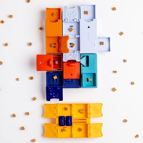 Genius Set Pawzler - Modular Dog Puzzle | Pawzler Interactive Dog Treat Puzzles for Canine Enrichment