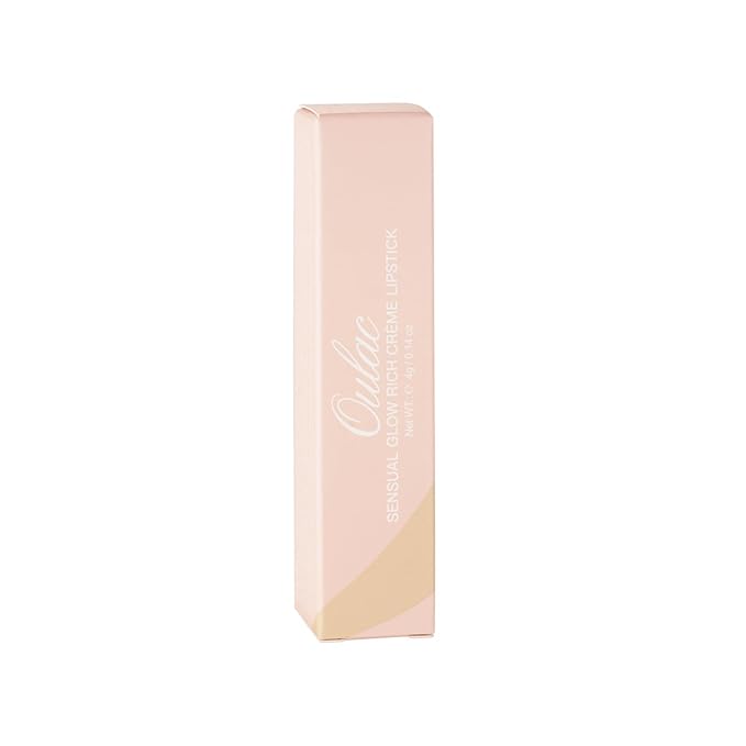 Oulac Nude Lipsticks for Women, Peach Matte Lip Stick, Full Coverage Lip Color, Satin Matte Finish, Cream Texture, Hydrating, Infused with Hyaluronic Acid, Vegan & Clean Beauty 4g SG02 Bodylicious