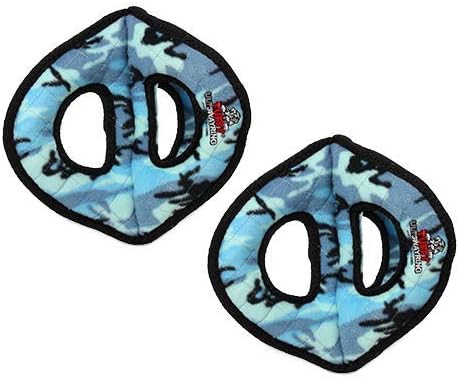 TUFFY® 2 Pack Ultimate 3Way Ring Ultra Durable Plush Dog Toys
