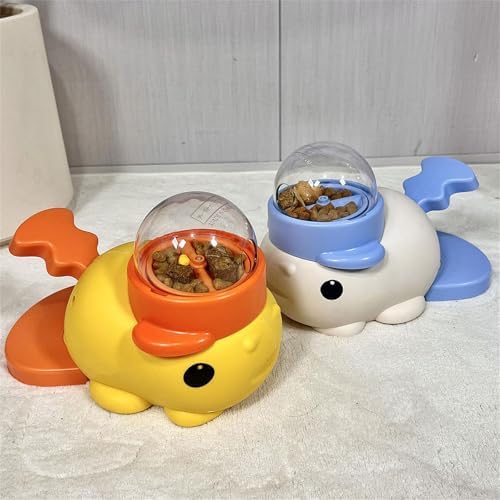Dog Food Feeders Toy with Fish Design Pet Press Treats Dispenser Indoor Entertainment Toy for Boredom Pet Cats Interaction Dog Puzzle Feeders