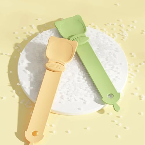 4PCS Cat Strip Feeder Cat treat Spoon Cat Food Spoon Pet Food Mixing Spoon Cats Strip Feeder Squeeze Spoon Multifunctional Lickable Treat Feeding Dispenser for Cat Liquid Snack and Wet Food