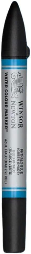 Winsor & Newton ProMarker Watercolor Marker, Phthalo Blue (Green Shade)