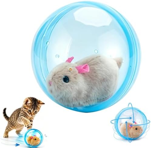 Interactive Rolling Cat Ball,2026 New Self-Rolling Interactive Cat Ball