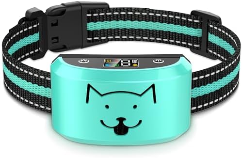 Anti Bark Collar for Medium Dogs 15-120lbs with Magnetic Fast Charging | Smart Bark Recognition/8 Sensitivity Levels, Gentle Effective Beep & Vibration Modes, IP67 Waterproof for All-Weather Use