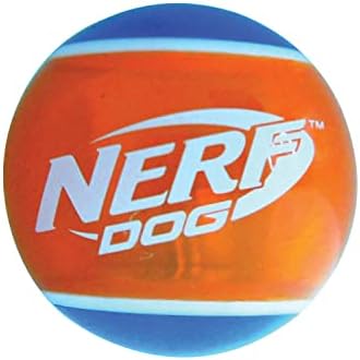 Nerf Dog Rubber Tennis Ball Squeak Toy, Durable, Water-Resistant, 2.5in, 2 Pack