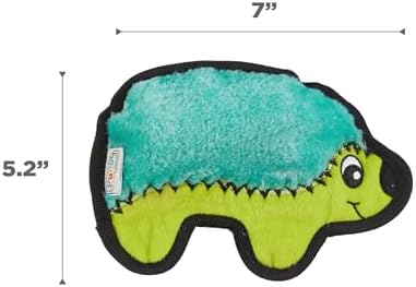 Outward Hound Durablez Minis Tough Chew Plush Squeaky Dog Toy, Hedgehog, 7"