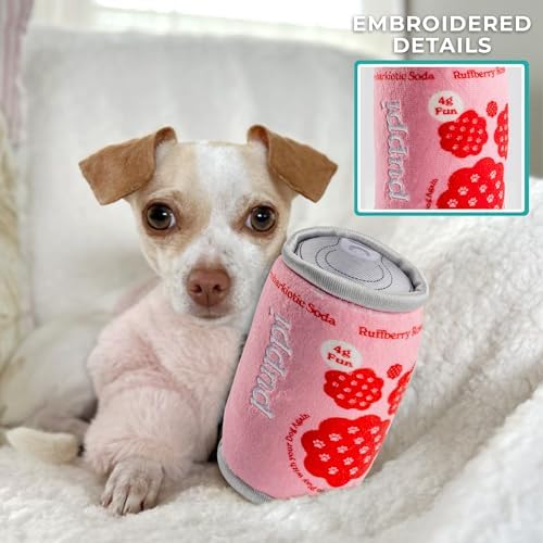 Haute Diggity Dog Puppi Plush Dog Toy, Drink Parody Stuffed Chew Toys