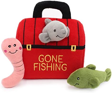 ZippyPaws Burrow - Interactive Dog Toys for Boredom - Hide & Seek, Squeaky Plush Puzzles for Small & Medium Dogs