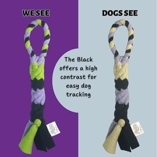 Patented Fleece Tug Toy for Dogs (Lavender)