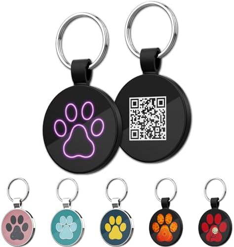 MYLUCKYTAG QR Code Dog Tags - Scan for Instant Pet Location Alert Email