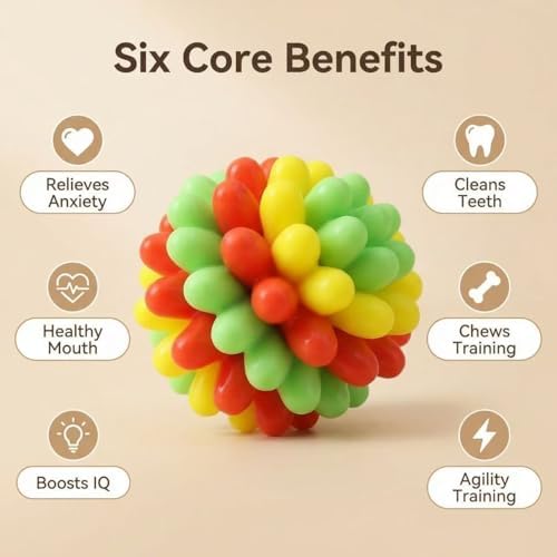 Durable Chew Ball for Aggressive Dogs