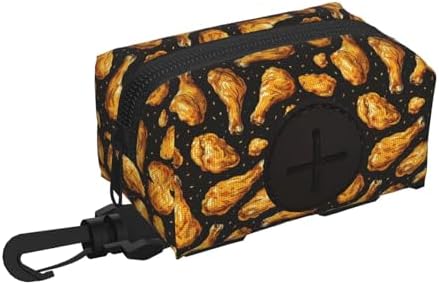 Crispy Fried Chicken Print Dog Poop Bag Holder