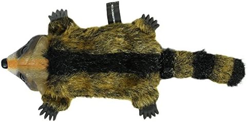 Hyper Pet Real Skinz Raccoon Plush Dog Toy