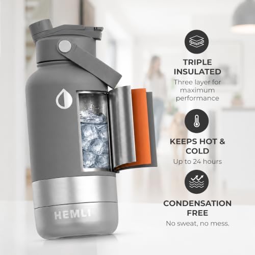 32 oz. Dog Water Bottle, Insulated Dog Travel Water Bottle, Stainless Steel Pet Water Bottle Dispenser Portable Food and Water Bowl for Dogs for Walking Dog Canteen Travel Kit