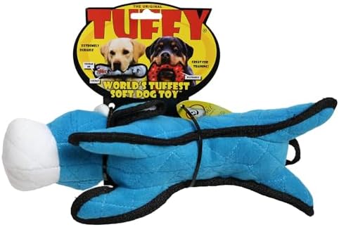 TUFFY® : Cow Dog Toy: Ultra Durable Plush Toy with Multiple Layers & Reinforced Seams, Washable and Floats, Original Construction