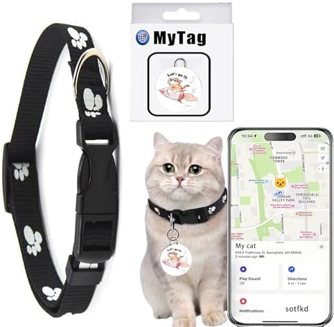 Cat Tracker Collar-Cat GPS Tracker-GPS Tracker for Cats-Cat Collar | Dual-System Tracker | Android and iOS Universal | No Monthly Fee | Waterproof | Works with Any Collar-1