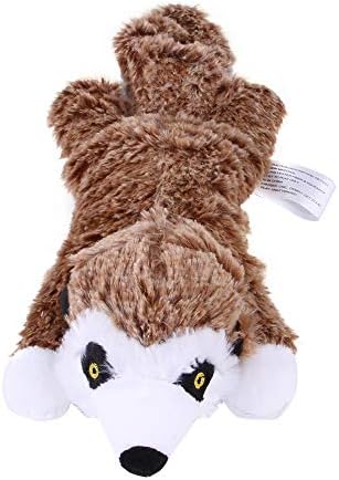 Pet Toys, Dog Squeaky Toys Interactive Toys for Chewers Durable Plush Dog Toys for Small Medium Large Dogs (Brown Mongoose)