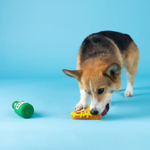 Fringe Studio Dog Toy Set, in Pizza We Crust, 3Pc Mini, Latex, Pet Shop Collection (368011)