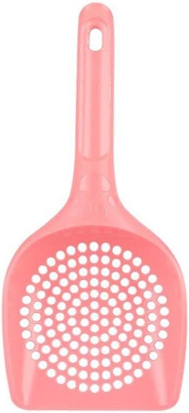 Pink Plastic Cat Litter Scoop Pet Care Sand Waste Scooper Shovel Hollow Cleaning Tool Pet Supplies Easy to Clean Cat Litter Scoops Litter and Housebreaking Pet Supplies