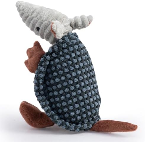 Hollypet Armadillo Squeaky Puppy Dog Toys for Small Medium Dogs, 8"
