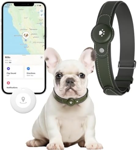 New GPS Tracker for Dogs: Smart Pet Collar with Real-Time Tracking,No Monthly Fee/Subscription (iOS & Android) Waterproof, Anti-Lost,365-Day Long Battery Life GPS Tracker Dog Collar(Tracker Included)