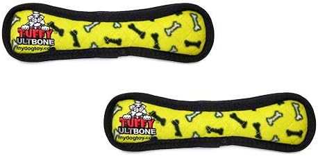 TUFFY® 2 Pack Ultimate Bone Ultra Durable Plush Dog Toy