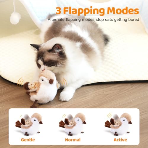 Cat Toys Flapping Bird, Sparrow
