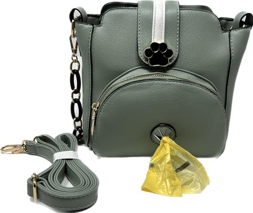 Dog Walking Bag - Poop Bag Dispenser - Dog Treat Bag - Hand Free Wear 3 Ways