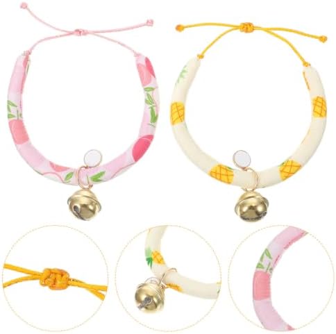 2pcs Adjustable PET Collar for Rabbit and Cat with Safety Design