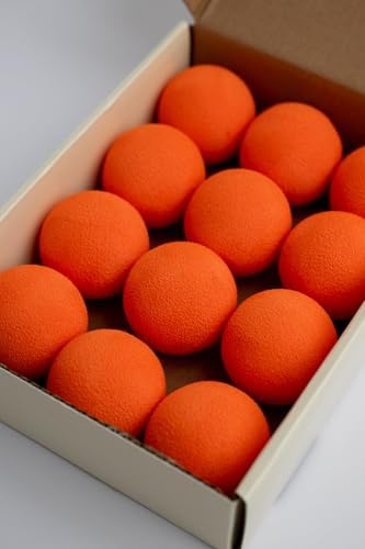 Rawry Foam Ball Cat Toy for Indoor Cats & Kittens,12 Pack, Orange