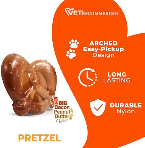 Nylabone Power Chew Pretzel Dog Chew Toy, Small