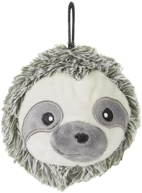 petlou Squeak Toys for Aggressive Chewers Small Medium Breed Chew Toys,Fetch Ball Indoor Ball Toys,Sqeaky Dog Toys (4" EZ Squeaky Sloth)
