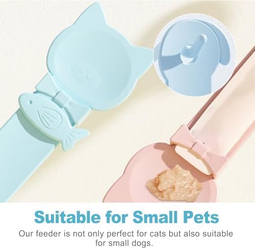 CoguZed 3 Pack Cat Treat Strip Feeder – Squeeze-Activated Multi-Function Tool for Churu, Wet Food & Lickable Treats Durable Plastic for Cats with Dental Issues