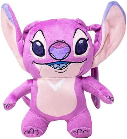 Buckle-Down Disney Dog Toy, Lilo and Stitch Angel Smiling Full Body Standing Pose Pet Toy, Plush