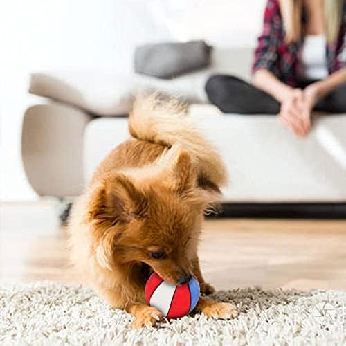 Dog Toys Balls - Chewable Plush Basketball for Dogs, Soft Pet Ball