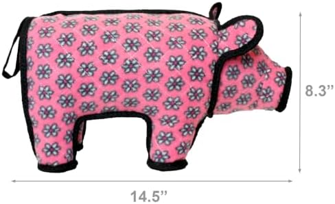 TUFFY® 2 Pack Pig Sheep Large Ultra Durable Plush Dog Toys