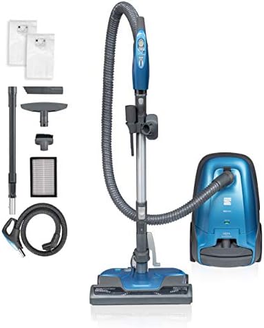 Kenmore Pet Friendly Lightweight Bagged Canister Vacuum Cleaner | Extended Telescoping Wand, HEPA, 2 Motors, Retractable Cord, and 4 Cleaning Tools - BC3005