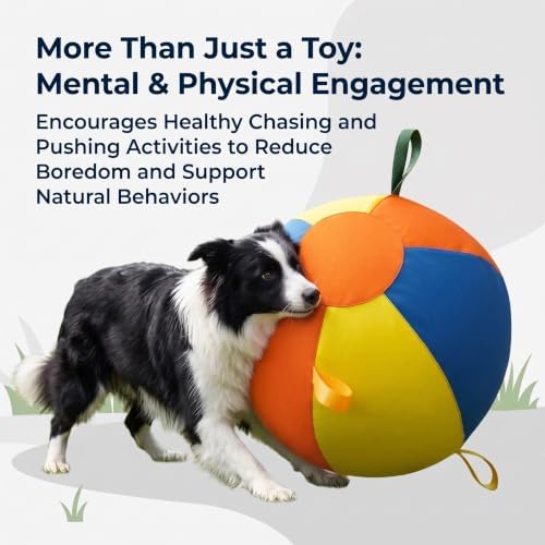 Herding Ball For Dogs Large Inflatable Outdoor Play Toy (45*25*45cm)