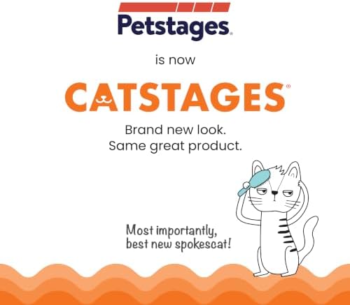 Catstages Squeak Squeak Mouse Cat Toy, Catnip & Touch-Activated Sound, 1.5"