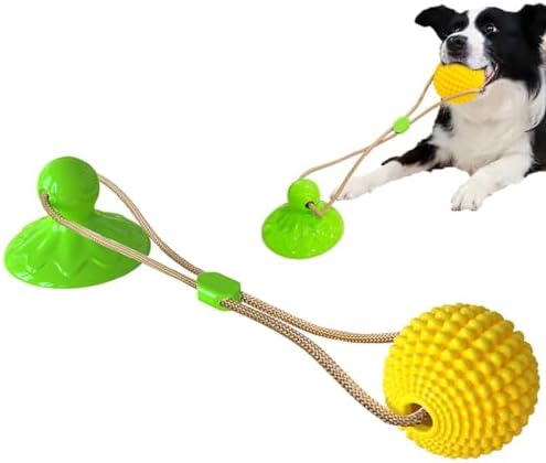 Corn Ball Chew Toys for Aggressive Chewers, Dog Tug Toy (Green)