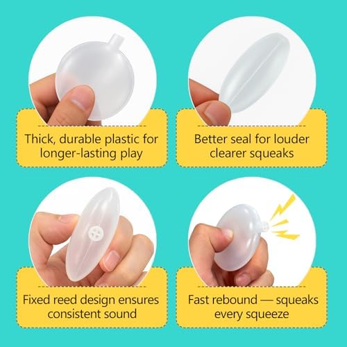 Squeakers for Dog Toys - 12pcs 50mm Replacement Dog Toy Squeakers
