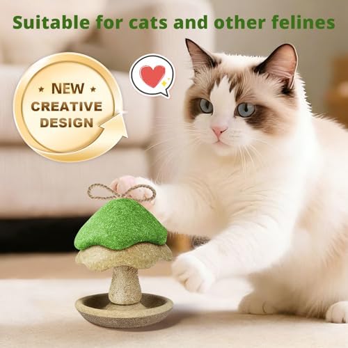 Catnip Toys, Catnip Toys for Cats, Tree-Shaped Cat Interactive Toy, Cat Toy for Bored Indoor Adult Cats, Suitable for Felines