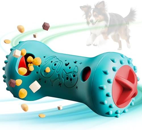 Interactive Dog Puzzle Toys - Dogs Treat Dispensing Enrichment Toy Mental Stimulation for Brain Cognitive Snack Spin for Dog Busy Boredom Teething Slow Feeder